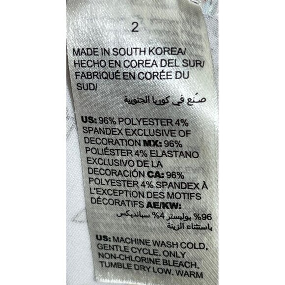 Chicos Leopard & Floral Print 3/4 Sleeve Top Size 2 Polyester Spandex Blend Boho - Picture 7 of 8